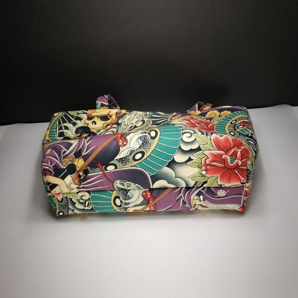 Handmade Handbag Tote "Zen Charmer" Japanese Motif - Picture 5 of 5